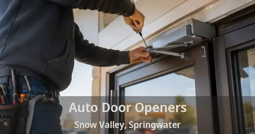 Auto Door Openers Snow Valley, Springwater - ON