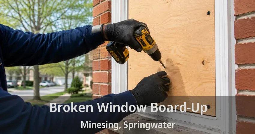Broken Window Board-Up Minesing, Springwater - ON