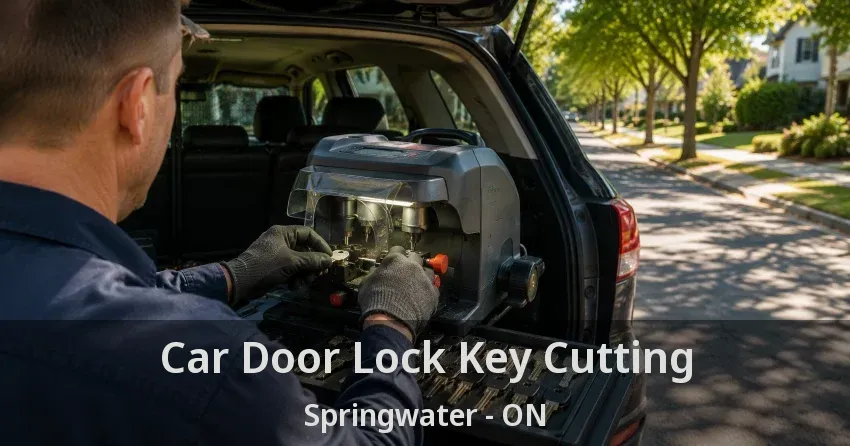 Car Door Lock Key Cutting Springwater - ON