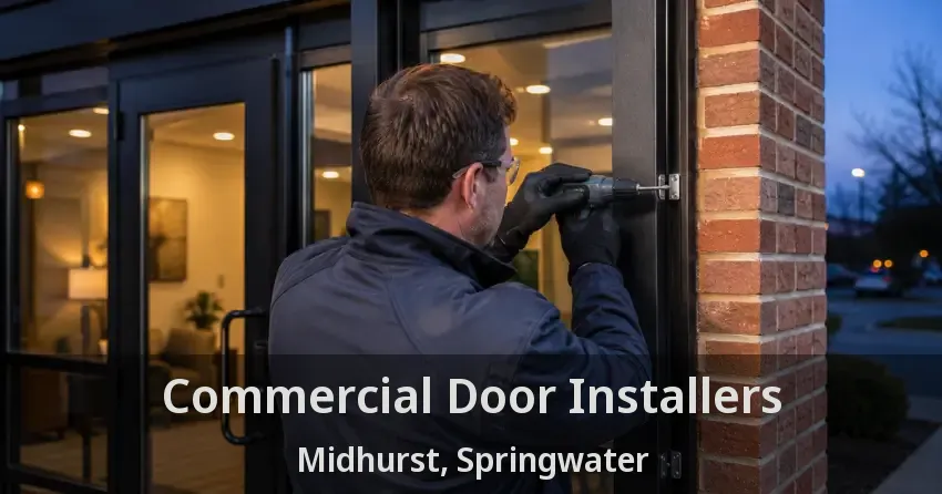 Commercial Door Installers Midhurst, Springwater - ON