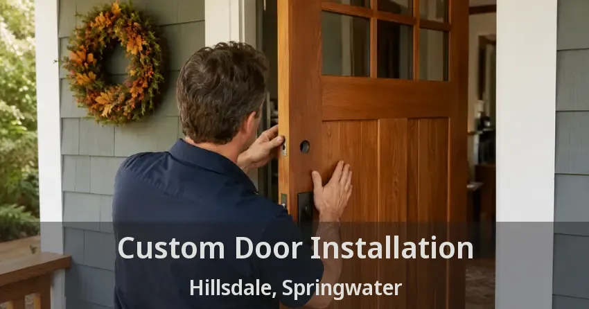 Custom Door Installation Hillsdale, Springwater - ON