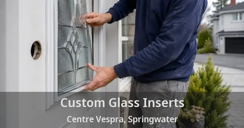 Custom Glass Inserts Centre Vespra, Springwater - ON