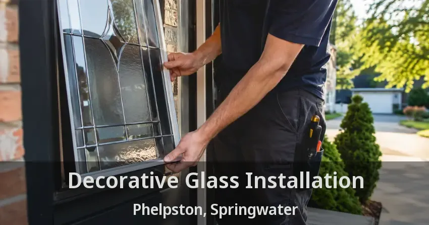 Decorative Glass Installation Phelpston, Springwater - ON