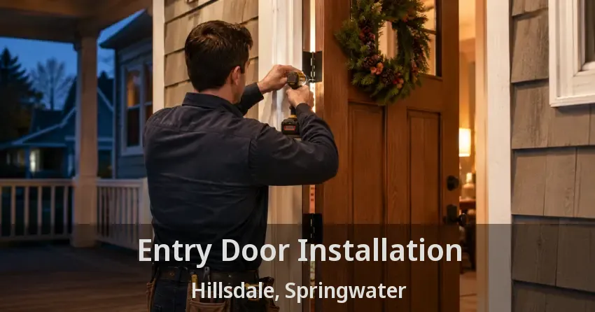 Entry Door Installation Hillsdale, Springwater - ON