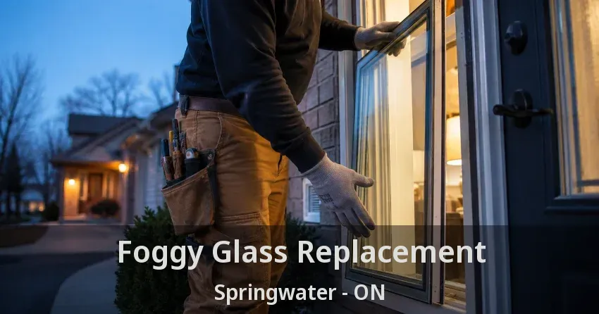Foggy Glass Replacement Springwater - ON