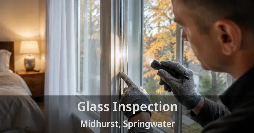 Glass Inspection Midhurst, Springwater - ON