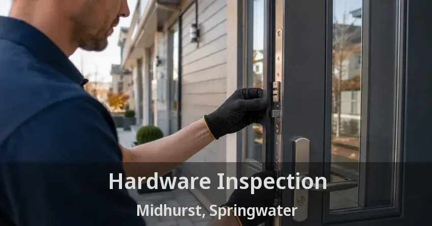 Hardware Inspection Midhurst, Springwater - ON