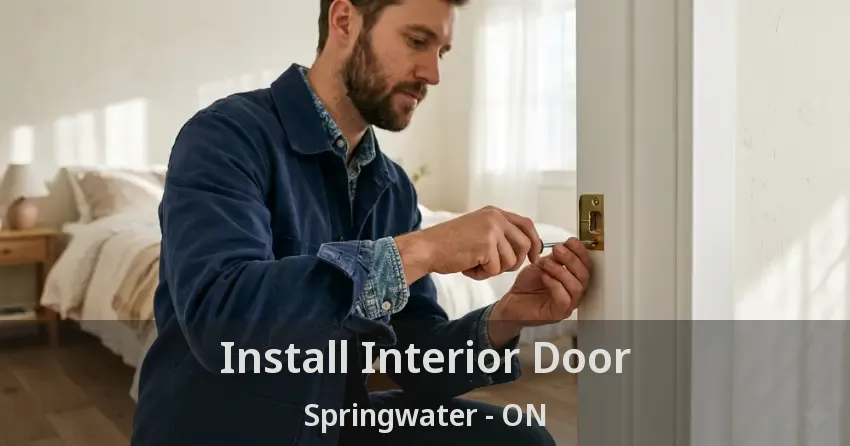 Install Interior Door Springwater - ON