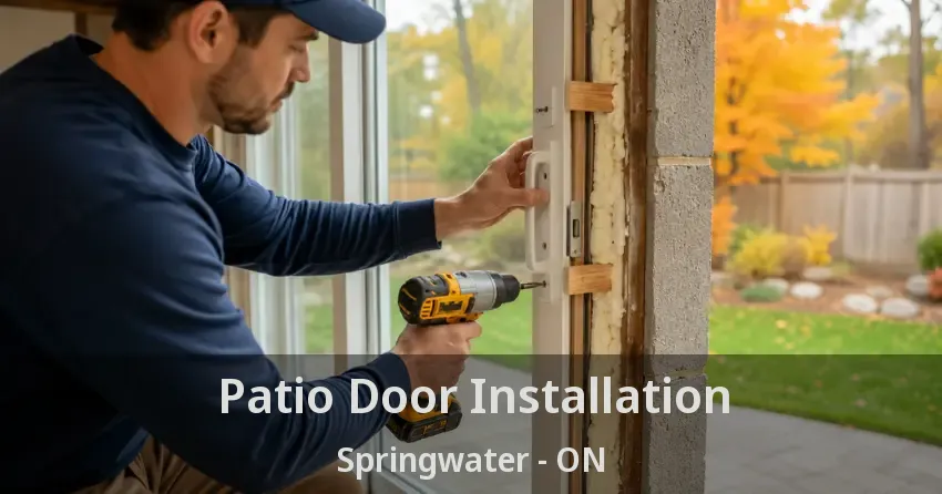 Patio Door Installation Springwater - ON