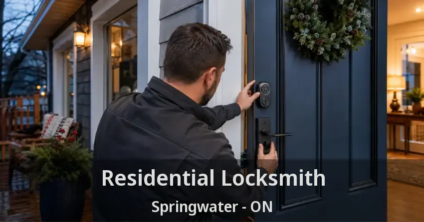 Residential Locksmith Springwater - ON