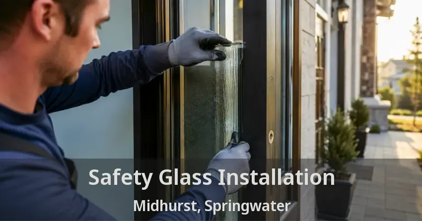 Safety Glass Installation Midhurst, Springwater - ON