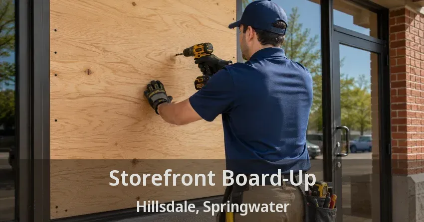 Storefront Board-Up Hillsdale, Springwater - ON
