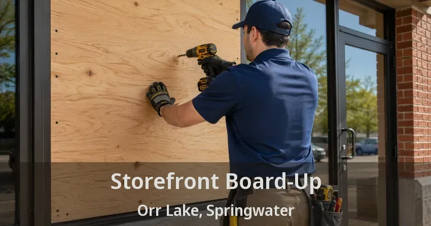 Storefront Board-Up Orr Lake, Springwater - ON
