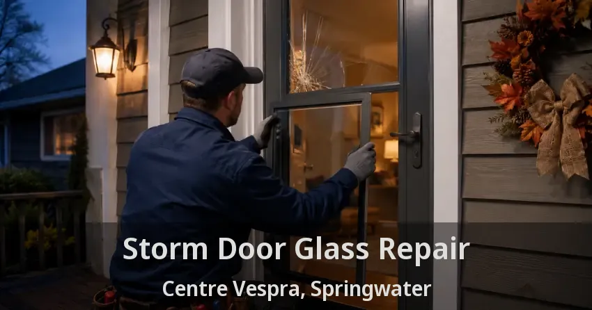 Storm Door Glass Repair Centre Vespra, Springwater - ON