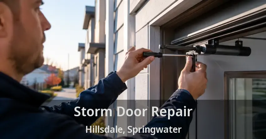 Storm Door Repair Hillsdale, Springwater - ON