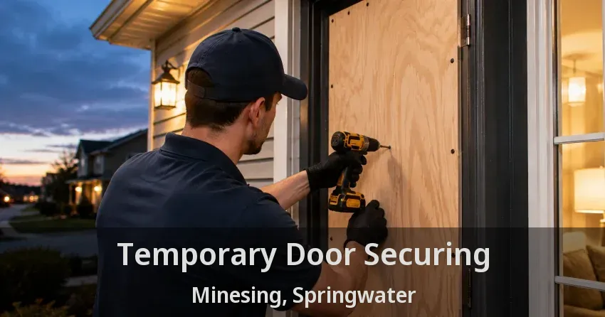 Temporary Door Securing Minesing, Springwater - ON
