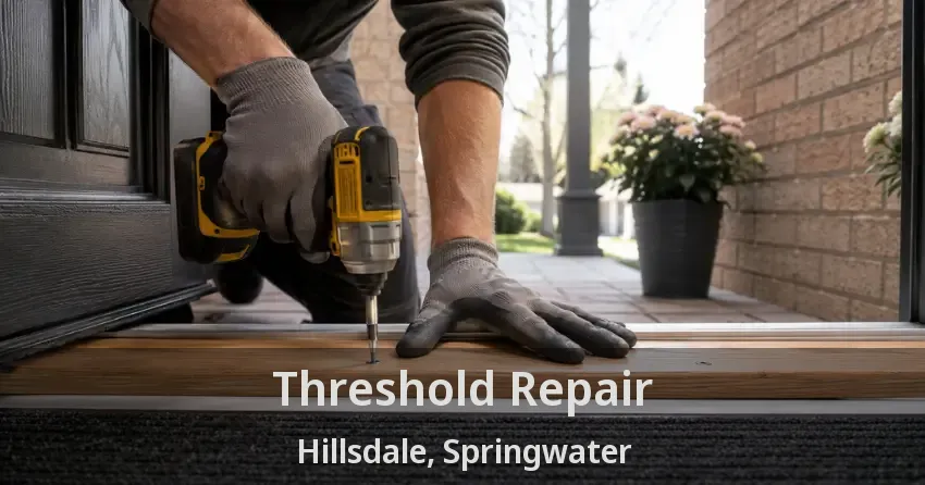 Threshold Repair Hillsdale, Springwater - ON