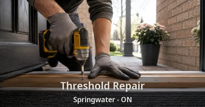 Threshold Repair Springwater - ON