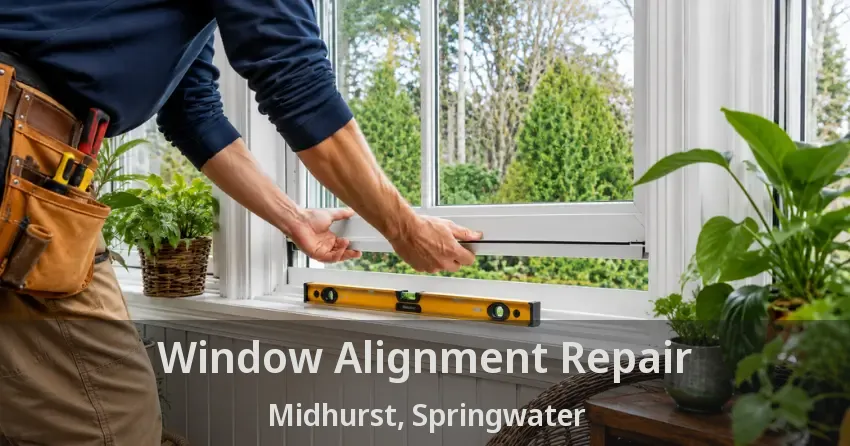 Window Alignment Repair Midhurst, Springwater - ON