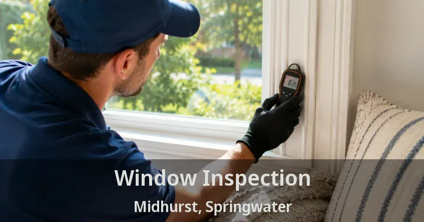 Window Inspection Midhurst, Springwater - ON