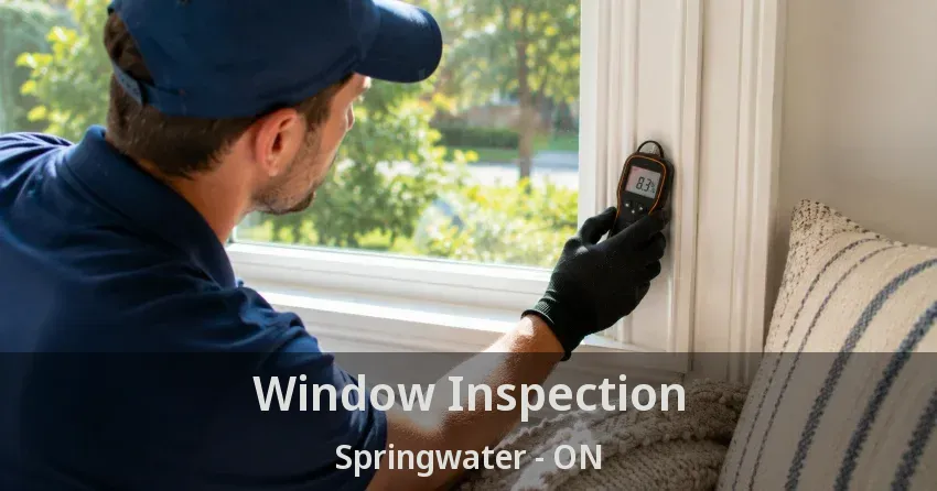 Window Inspection Springwater - ON