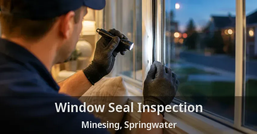 Window Seal Inspection Minesing, Springwater - ON