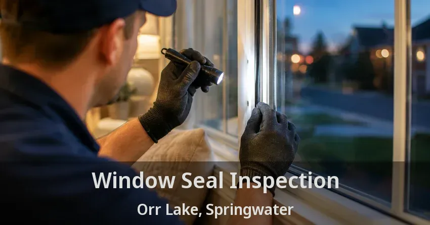Window Seal Inspection Orr Lake, Springwater - ON