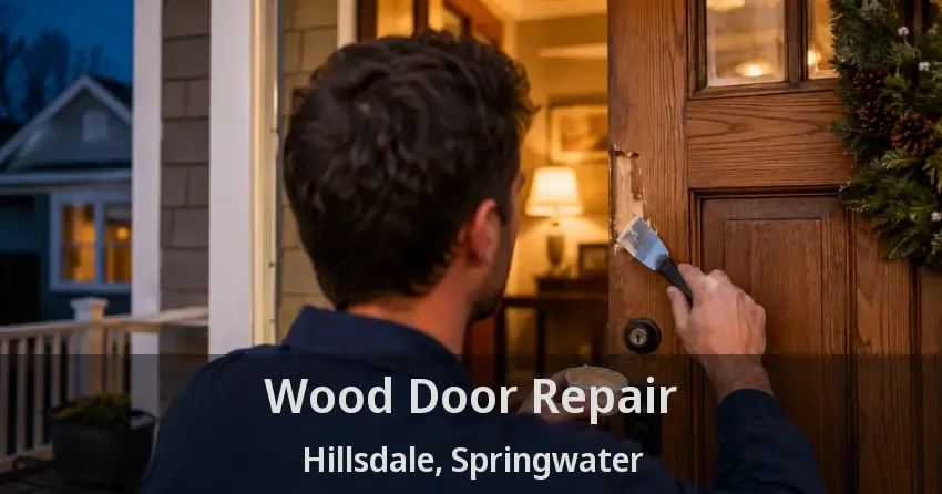 Wood Door Repair Hillsdale, Springwater - ON