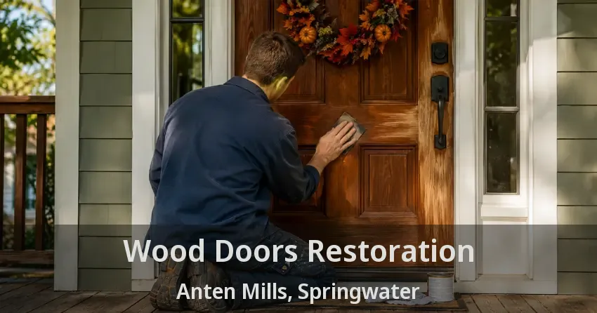 Wood Doors Restoration Anten Mills, Springwater - ON
