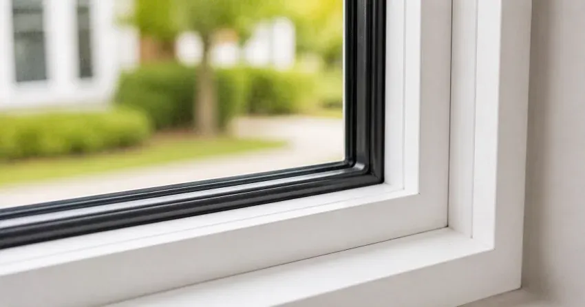 technician repairing window and door hardware in Phelpston, Springwater home