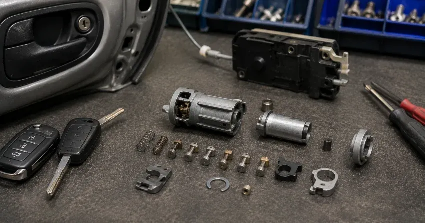 technician testing a car key fob during Car Lock Repair Midhurst, Springwater