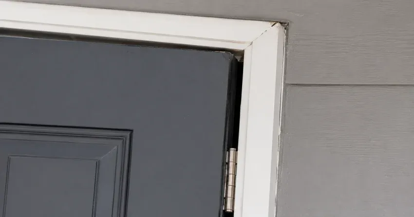 technician tightening a loose door hinge in Phelpston, Springwater