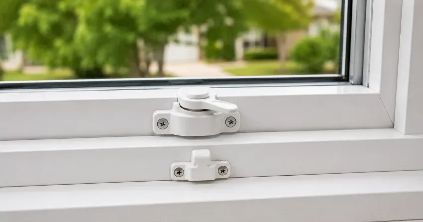 technician installing new window latch hardware in Springwater